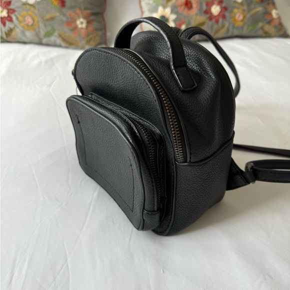 Black Mini Backpack - Picture 2 of 5